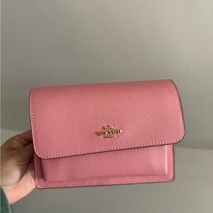 Coach Klare Belt Bag Pink Leather Women's Bag